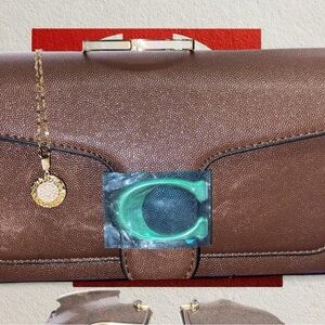 5pc FASHION Brown Leather Women's Bag